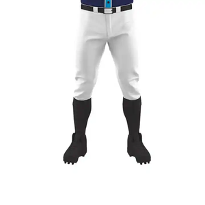 Ensemble d'uniformes de baseball/softball unisexe en gros, maillots de sport de haute qualité 100 % polyester avec boutons de logo sur le devant - Product Image 3
