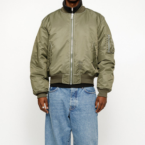 <b>Men</b>’s Everyday Bomber <b>Jacket</b> Slim Fit <b>Lightweight</b> Zip Up Coat Casual Stylish Outerwear for Daily Comfort <b>Men's</b> <b>Jackets</b> - Product Image 3