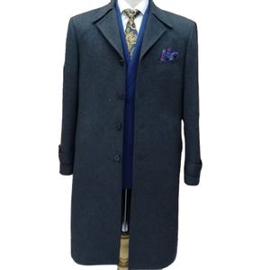 Manteau d'hiver long pour homme Stylo's, 100% cachemire laine, coque anti-froissement, respirant, épais, fermeture à double boutonnage, personnalisé - Product Image 1