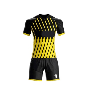 Conjunto de Uniforme de Fútbol Minimalista para Adultos, Camiseta y Pantalones Cortos, Tejido Transpirable, Ligero, 100% Poliéster, Antideslizante - Product Image 3
