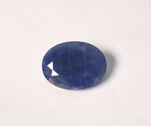 Dark <b>Blue</b> <b>Sapphire</b> Faceted Cut: 13.20 ct (Approx) Natural Untreated <b>Sapphire</b> Gemstone Oval 16.5X12.5X7 mm September Birthstone - Product Image 1