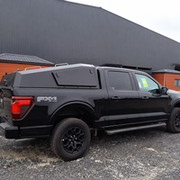 Caja de Carga Rígida de Aluminio para Ford F-150 con Techo Deslizante y Ventanas con Cierre para Cama de 6.5 pies