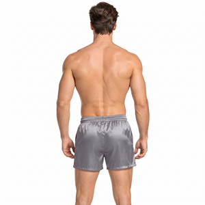 Wholesale <b>Men's</b> Silky Satin <b>Shorts</b> with Pockets <b>Lounge</b> Wear Drawstring Nylon <b>Shorts</b> Breathable Lightweight Satin <b>Shorts</b> <b>Men</b> - Product Image 3