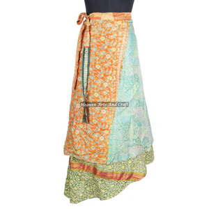 Nouvelle jupe longue imprimée indienne à enrouler, paréo magique de 38 pouces, dernier design personnalisé, vêtements de mode pour femmes - Product Image 2