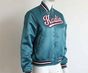 Blouson Bomber Unisexe Personnalisé avec Logo, Imperméable et Coupe-Vent, Doublure Satinée, Style Collège, Idéal Printemps - Product Image 5