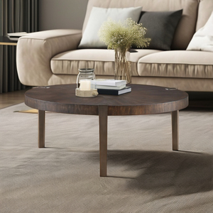 โต๊ะกาแฟโลหะทำจากอลูมิเนียม Naturel สำหรับตกแต่งพื้นที่สำนักงานโต๊ะข้างผลิตจากอินเดีย - Product Image 1