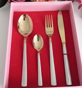 Premium <b>Gold</b> Plated Stainless Steel Dinner <b>Spoon</b> With Long Handle Mirror Polish Modern Design Durable Tableware - Product Image 4