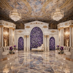 Panel Decorativo para Recepción con Tema Floral Moonlight, Impresionante Estilo Canadiense Moderno de Fibra, Nueva Llegada - Product Image 3