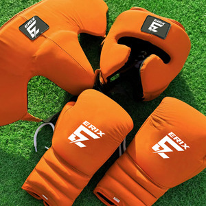 Conjunto de Boxeo para Sparring, de Cuero de Alta Calidad, con Cierre de Cordones, Unisex, para Entrenamiento, Sparring, Kickboxing, MMA - Product Image 1