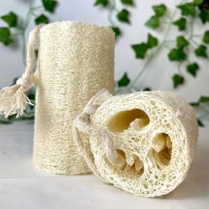 Éponges et gommages de douche en gros : Loofahs biocompostables pour gommages corporels, éponges naturelles Loofa Scub - Product Image 6