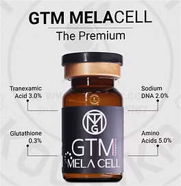 GTM MELACELL+ บูสเตอร์ผิวกระจ่างใส แอมพูล กลูต้าไธโอน PDRN ทรานเน็กซามิก แอซิด ลดเลือนจุดด่างดำ ผิวเปล่งประกาย ผลิตภัณฑ์บำรุงผิวสไตล์เกาหลี - Product Image 2