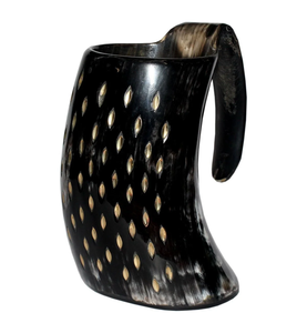 Best Quality Customizable Size Logo Viking <b>Beer</b> Horn Mug Natural Cow Horn Made Drinking Mug Quality Plastic Glasses - Product Image 3