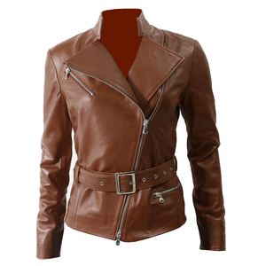 Chaquetas de Cuero para Motocicleta de Alta Calidad para Mujer, Precio al por Mayor, Ropa Casual, Chaqueta de Cuero para Mujer, Chaqueta de Cuero de Venta Caliente 2026 - Product Image 5