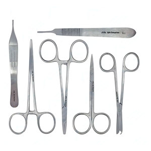 Kit Completo de Práctica de Sutura Quirúrgica con Almohadilla de Sutura Curva, Kits de Práctica de Cirugía Menor para Estudiantes de Medicina - Product Image 2