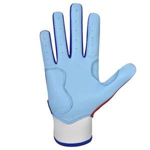 NOVERA INDUSTRIES Custom Made Latest New Model Sheepskin Leather Professional Lightweight Breathable Hook Loop Batting <b>Gloves</b> - Product Image 4