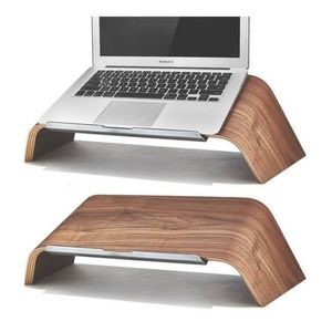 Support trépied pour ordinateur portable en bois écologique, modèle 2026, le plus vendu, avec design ergonomique réglable pour le travail sur bureau et les études en ligne - Product Image 1