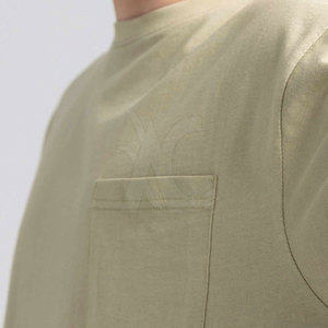 Camiseta de Corte Holgado para Hombre, Algodón Grueso, Estilo Casual, Moda Informal, Proveedor de Ropa de Marca Privada, Venta al Por Mayor - Product Image 5