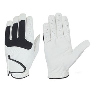 Design Your Own Logo Left Hand Soft Full Color Cabretta Leather Breathable Durable Golf Gloves Custom Sizes Sports Wholesale - Product Image 5