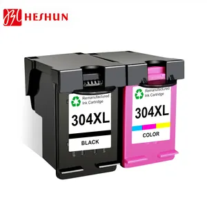 HESHUN 핫 셀 잉크 카트리지 304XL 304-XL 호환 HP 데스크젯 3720/3730 올인원/3700 올인원 프린터