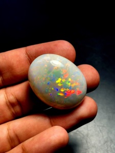 Opale d'Éthiopie naturelle de grande taille, cabochon, pierre précieuse, pierre brute pour la fabrication de bijoux, vente en gros, fournisseur d'opale d'Éthiopie Alibaba - Product Image 6