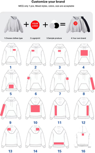 Sweat-shirt à capuche zippé pour homme, color block, manches régulières, en molleton bouclette, style streetwear décontracté pour l'automne - Product Image 6