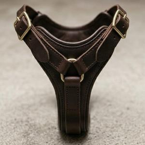 Arnés de Cuero Personalizado para Perro, Resistente, Ajustable, Tipo Chaleco, Sin Tirones, para Entrenamiento y Paseo, Accesorios para Perros de 20 kg+ - Product Image 6