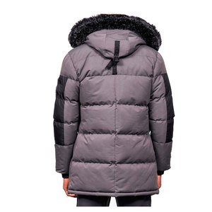 Parka d'hiver pour homme très vendue, veste chaude en duvet avec capuche amovible, réversible et disponible en grandes tailles - Product Image 5