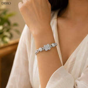 Hip Hop 925 Sterling <b>Silver</b> Crown Shaped Moissanite Luxury Unisex Chain Link <b>Bracelet</b> - Product Image 3
