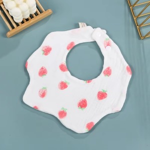 Bavoirs pour bébé personnalisés de haute qualité, unis, en coton biologique, lavables, 100% coton - Product Image 2