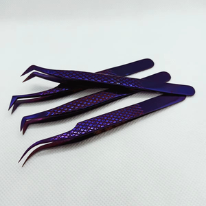 Pinzas Profesionales para Pestañas al por Mayor, Pinzas para Extensión de Pestañas, Pinzas para Cejas y Pestañas, Herramienta de Belleza Puntiaguda de Acero Inoxidable - Product Image 3