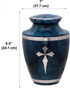 โกศบรรจุอัฐิสำหรับผู้ใหญ่ โกศตกแต่งสำหรับงานศพ โกศฝังศพสำหรับชายและหญิง โกศทำมือ - Product Image 2