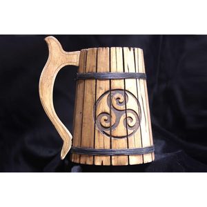Taza de Madera Natural Rústica Hecha a Mano para tus Bebidas con un Atractivo Orgánico - Product Image 3
