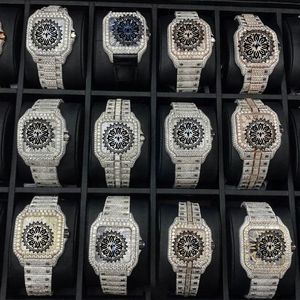 Montre de luxe Charm en acier inoxydable, boîtier 40 mm, cadran analogique, bracelet 20 mm, mouvement mécanique pour homme, fermoir caché à bouton-poussoir, 10 bars - Product Image 6
