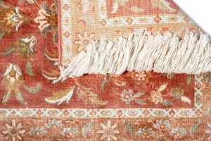 Tapis de prière musulman noué à la main, brun rouille, en viscose, motif islamique traditionnel, texture douce, moderne, idéal pour les voyages – Offre Spéciale - Product Image 2
