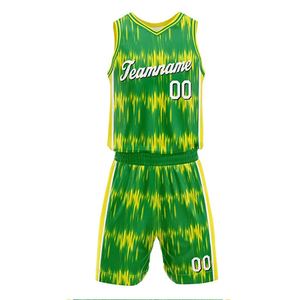 Ensemble short et maillot de basketball unisexe pour adulte, personnalisable avec nom d'équipe et logo, impression numérique, 100% polyester, vente en gros - Product Image 5