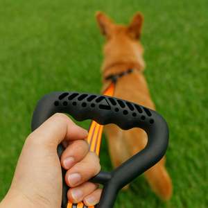 Guinzagli per Animali Domestici Yommy con Impugnatura Ergonomica in Nylon Riflettente, Kit Multicolore 4 Colori - Product Image 3