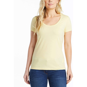 Camiseta de Mujer, Corte Ajustado, Forro Polar, Manga Corta, Transpirable, para Todas las Temporadas, Informal, con Logotipo, Ropa Ligera, Venta al Por Mayor - Product Image 5