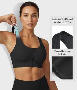 Sujetador Deportivo Sin Costuras para Mujer, Sujetador Deportivo Sin Varillas, Cómodo, Suave, con Cobertura Total, Tipo Camiseta - Product Image 4