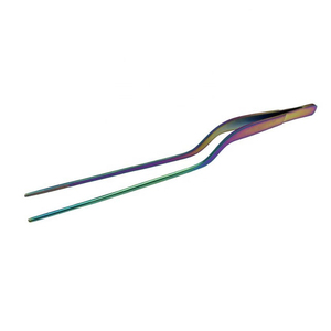 ชุดแหนบสแตนเลสสีสันสดใสสำหรับเชฟ ยี่ห้อ Altomme Instruments น้ำหนักเบา ด้ามตรง สำหรับจัดแต่งจานและตกแต่งอาหาร - Product Image 2