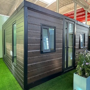 Maison mobile 40x20 pieds, 2 à 4 chambres, conteneur préfabriqué extensible, bois/acier, respirante, confortable, design postmoderne - Product Image 4