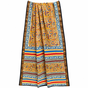 Proveedor Mayorista de Saris de Algodón con Estampado a Bloque de Jaipur, Sari Étnico Tradicional, Prendas Indias Artesanales Hechas a Mano para Mujer, Exportación - Product Image 1