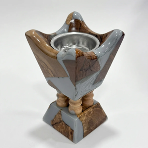 Luxury Ramadan Arabic Resin <b>Wooden</b> Serving <b>Tray</b> for Eid Gifts - Product Image 4
