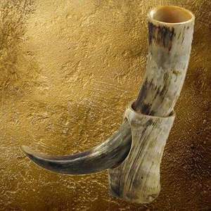 Cuerno Vikingo Natural de Calidad India con Soporte, Hecho a Mano, Duradero, Regalo Empresarial, AL MALIK CRAFT - Product Image 4