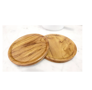 Posavasos de Madera Rústica para Mesa de Comedor, Decorativos, de Fábrica, Posavasos de Madera Natural al por Mayor con Logotipo Grabado con Láser - Product Image 2