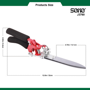 Tijeras de Podar de Jardín SONO J3760, Industriales, de Alta Calidad, Duraderas, con Acabado Cromado, para Diestros, de Acero al Carbono, para Flores - Product Image 4
