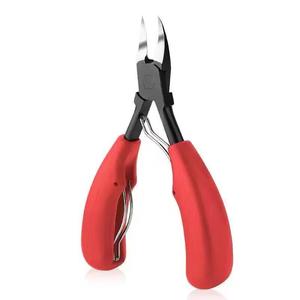 <b>Nail</b> Clipper Stainless Steel 15mm Jaw Flat Blade Sharp Tip Durable Red Handle Finger <b>Nail</b> <b>Tool</b> Adult Use - Product Image 6