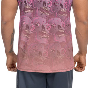 Débardeur de fitness personnalisé pour hommes, sans manches, pour musculation, séchage rapide, vêtements de sport, fabricant OEM ODM, vente en gros - Product Image 3