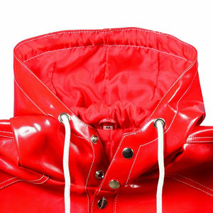 Chaqueta de Invierno Unisex de Cuero PVC - Chaqueta Bomber de Alta Calidad con Logotipo Frontal Personalizable, Estilo Urbano - Product Image 5