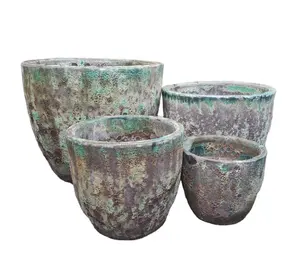 畅销书陶瓷陶罐花园陶瓷釉面户外花盆和花盆种植盆栽花园用品