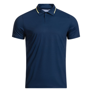 Vente en gros de polos d'été personnalisés avec logo, col à revers, polo de golf, t-shirt polo 100% polyester pour hommes - Product Image 1
